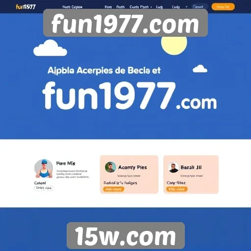 Acessibilidade e design do site fun1977.com
